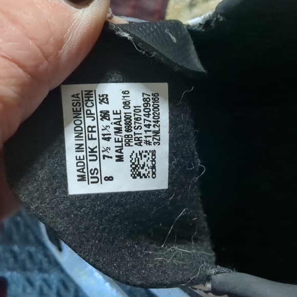 ADIDAS* Ace 16.4 IN ladies/unisex running shoes, rubber sole lace up size 8 - Picture 10 of 16